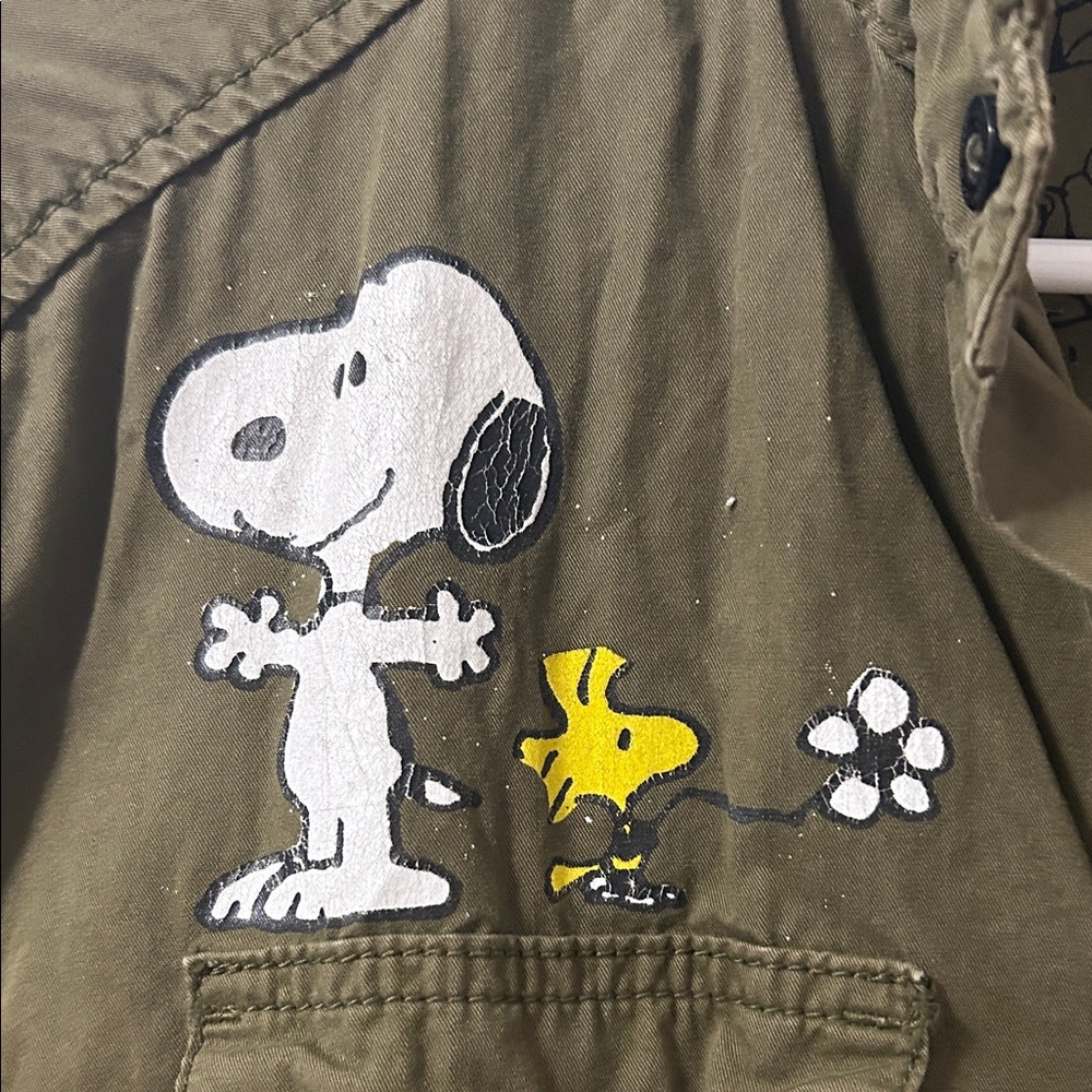 Zara Green Jumpsuit with Cartoon Accents - Picture 9 of 10
